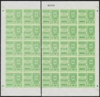Románia 1987-1998 4 db okmánybélyeg ív