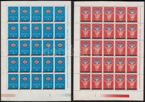 Románia 1987-1998 4 db okmánybélyeg ív