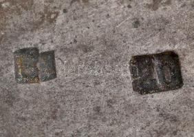 Antik hentesbárd, két mesterjellel, h: 35 cm