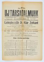 1934 Uj Társadalmunk, szerkeszti: Kunhegyi Henrik, I. évf. 1. szám