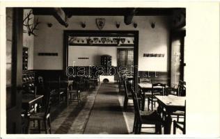 Szeged, Hádi Söröző, belső - 4 db régi képeslap / 4 pre-1945 postcards