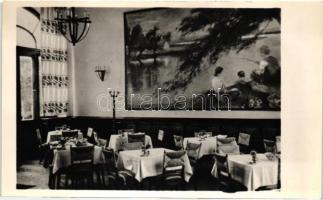 Szeged, Hádi Söröző, belső - 4 db régi képeslap / 4 pre-1945 postcards