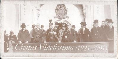 Civitas Fidelissima (1921-2001), Az 1921-es soproni népszavazás 80. évfordulójára, 12 db modern nagy...
