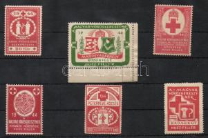 1944 6db Vöröskereszt bélyeg