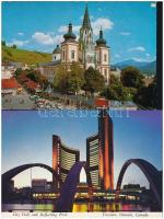 226 db modern képeslap, főleg külföldi városképek rengeteg országból