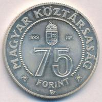 1999. 75Ft Ag "75 éves az MNB" T:BU ujjlenyomat
Adamo EM158