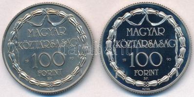 1990. 100Ft Cu-Ni "200 éves a hivatásos magyar nyelvű színjátszás" (2x) T:BU,PP
Adamo EM1...