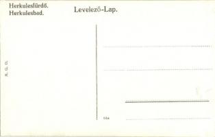 Herkulesfürdő, Baile Herculane; 15 db használatlan régi képeslap / 15 preé-1945 unused postcards