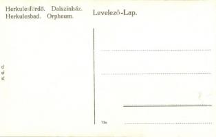 Herkulesfürdő, Baile Herculane; 15 db használatlan régi képeslap / 15 preé-1945 unused postcards