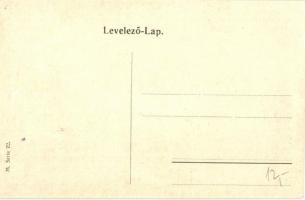 Újvidék, Novi Sad, Neusatz; utcakép Szentháromság szoborral / street view with monument (Rb)