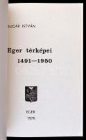 Sugár István: Eger térképei 1491-1950. Eger, 1976, Eger Város Tanács VB Műszaki Osztálya. Készült 40...