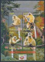 Nemzetközi bélyegkiállítás, Hong Kong: Majom éve blokk, International Stamp Exhibition, Hong Kong: Year of Monkey block