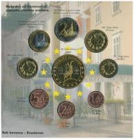 Szlovénia 2004. 1c,2c,5c,10c,20c,50c,1EUR,2EUR,5EUR próbaveretek, szettben, díszkiadásban T:PP
Slov...