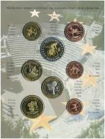 Bulgária 2004. "Olimpiai Euro Próbaveretek" 1c-2E (8xklf) fémpénz szettben, díszkiadás T:1...