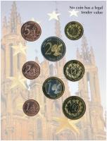 Litvánia 2004. 1c-2E "Euro próbaveretek" (8xklf) fémpénz szettben, díszkiadás T:BU Lithuan...
