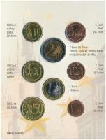 Csehország 2004. 1c-2EUR (8xklf) Euro próbaveretek szettben T:BU 
Czech Republic 2004. 1 Cent - 2 E...