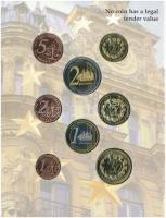 Lettország 2004. 1c-2EUR (8xklf) Euro próbaveretek szettben T:BU 
Latvia 2004. 1 Cent - 2 Euro (8xd...