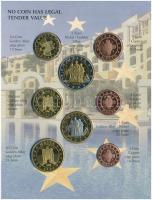 Málta 2004. 1c-2EUR (8xklf) Euro próbaveretek szettben T:BU 
Malta 2004. 1 Cent - 2 Euros (8xdiff) ...