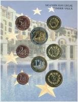 Málta 2004. 1c-2EUR (8xklf) Euro próbaveretek szettben T:BU 
Malta 2004. 1 Cent - 2 Euros (8xdiff) ...