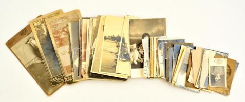 60 db vegyes fotó, főleg az 1930-as évekből, közte több keményhátú, vegyes méretben