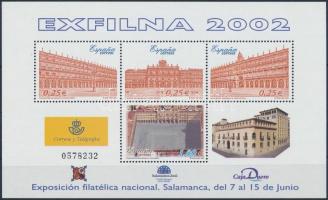 EXFILNA Bélyegkiállítás blokk, EXFILNA Stamp Exhibition block