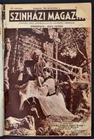 cca 1935-1940 Vegyes hiányos színházi újság tétel (Délibáb, Színházi Élet, Színházi Magazin), egyik ...