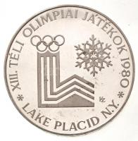 1980. 500Ft Ag Téli Olimpia - Lake Placid piefort T:PP  Hungary 1980. 500 Forint Ag Winter Olympics - Lake Placid piefort C:PP  Adamo EM60