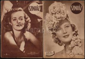 1946-1947 A Színház című újság 5 db száma, hiányosak