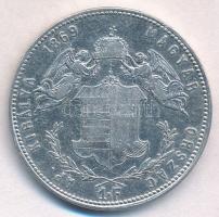 1869GYF 1Ft Ag "Ferenc József / Angyalos címer" T:2
Adamo M15