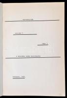 Tartóshullám. A Bölcsész Index antológiája. Bp., 1985, ELTE BTK. Kiadói papírkötés