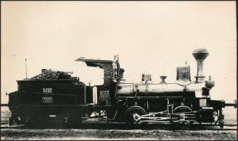 cca 1920-1930 Ganz-mozdony, fotó, 10,5×17 cm