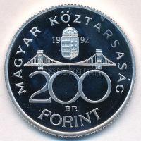 1992. 200Ft Ag "MNB" T:PP patina
Adamo F13