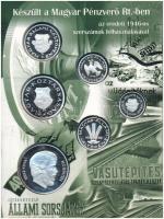 2006. "Mesterdarabok ezüstből 1946" 1946. 2f-5Ft Ag (6xklf) forgalmi sor utánverete eredet...