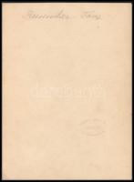 cca 1930 Dudus / Russischer Tanz, fotólap, Sonya Photo Budapest, hátulján feliratozva, 15×11 cm