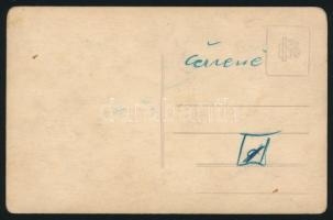 cca 1930 Táncoslányok, fotólap, hátulján feliratozva, 9×14 cm