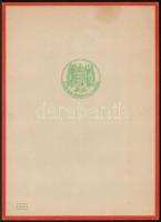 cca 1930 Magyar Királyi Posta díszes távirat, 5 db, 25x18,5 cm