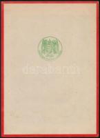 cca 1930 Magyar Királyi Posta díszes távirat, 5 db, 25x18,5 cm