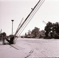 1966 Budapest, sorompó a Hungária körúton, Kotnyek Antal (1921-1990) fotóriporter hagyatékából 8 db ...