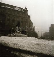 1957 Budapesti városképek, Kotnyek Antal (1921-1990) fotóriporter hagyatékából 13 db professzionális minőségű, vintage negatív, 6x6 cm és 6x9 cm