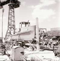 1966 Balatonfüredi hajógyár, Kotnyek Antal (1921-1990) fotóriporter hagyatékából 7 db professzionáli...