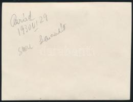 1930 Parád, Shell benzinkút, fotó, hátulján feliratozva, 11×8,5 cm