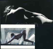 cca 1976 Menyasszonyi fényképek, 2 db vintage fotó + hozzáadva 1 db szolidan erotikus képeslapot, 10...