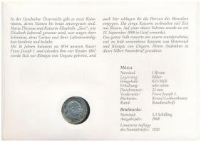 Ausztria 1914. 1K Ag "Ferenc József", "Erzsébet, Ausztria császárnője és Magyarország...