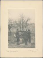 cca 1930 Orphanidesz János (1876-1939) hagyatékából 3 db aláírt fotóművészeti alkotás, 24x18 cm