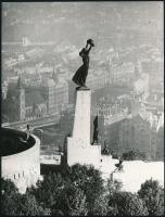 cca 1962 Budapesti légifotók, 3 db vintage fénykép Járai Rudolf (1913-1993) fotóriporter hagyatékábó...