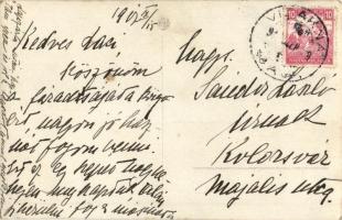 1917 Vízakna, Salzburg, Ocna Sibiului; fürdőzők / bathing people, spa. photo (EK)