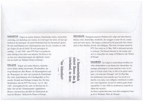 Hollandia 1996. 1E Cu-Ni "Szabadság napok" bélyeges borítékban, elsőnapi bélyegzővel, a bo...