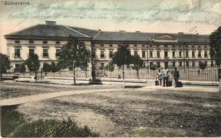 Szászváros, Broos, Orastie; Städtische Infanterie Kaserne / K.u.K. gyalogsági laktanya / military barracks (EK)