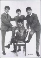 cca 1966 Beatles együttes, 5 db fénykép Fekete György (1904-1990) budapesti fényképész gyűjtéséből, mai nagyítások, 10x15 cm és 18x25 cm között
