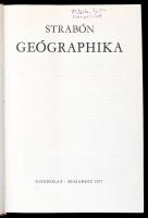 Strabón: Geógraphika. Bp., 1977, Gondolat. Kiadói egészvászon-kötés, kiadói papír védőborítóban